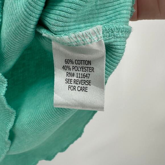 Disney Tinker Bell Tank Top Small Aqua Scoop Neck Ribbed Fairycore Y2K - Picture 4 of 6